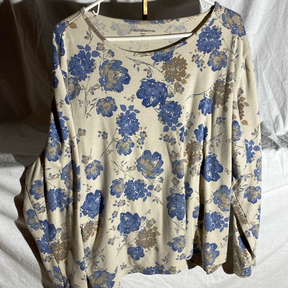 Crofts and barrow 3X knit long sleeve T slightly worn non smoker